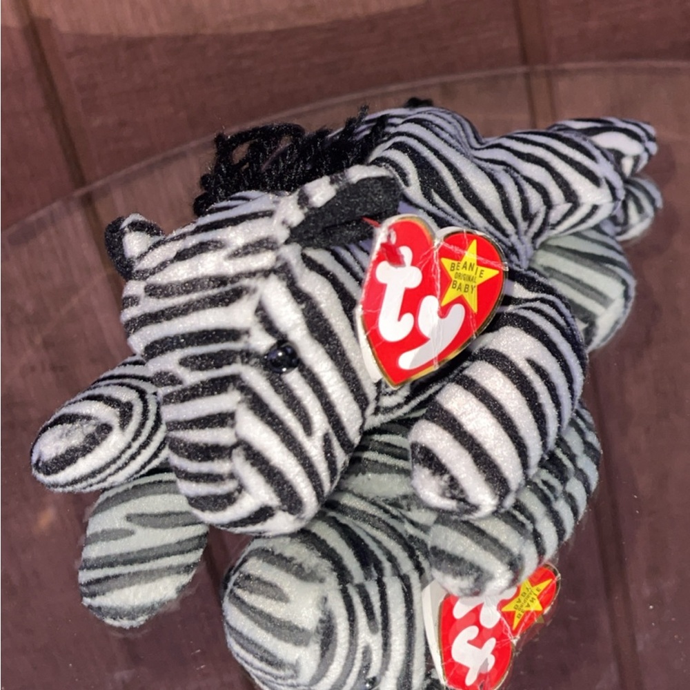 TAG ERROR - ‘95 - Ty - Ziggy the Zebra Beanie Baby